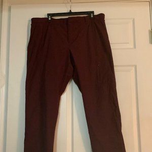 Kirkland Signature Women's Ladies Ankle Length Travel Brown Pant Size 16W